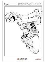 Mario And Sonic boyama sayfaları